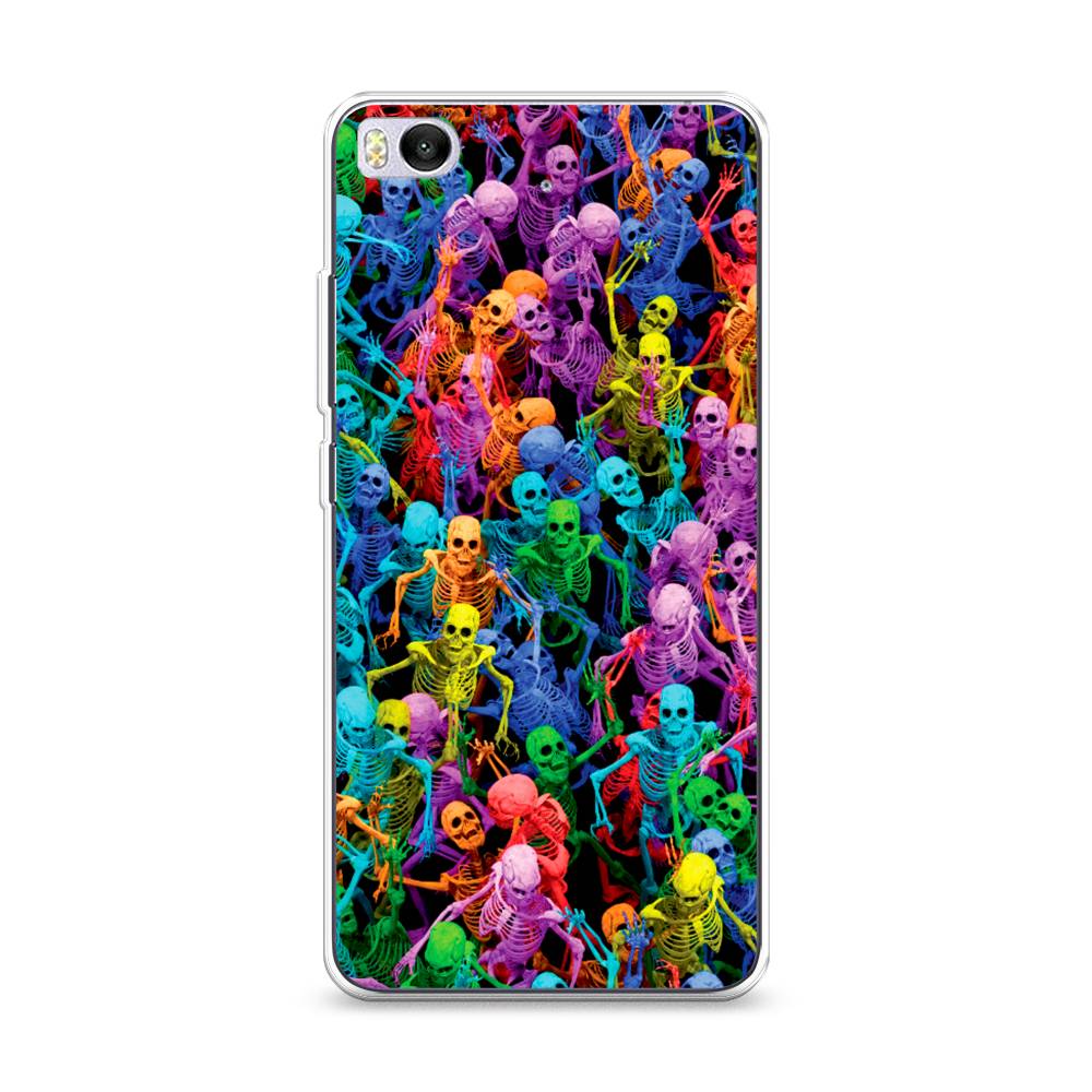 

Чехол для Xiaomi Mi 5S "Вечеринка скелетов", Фиолетовый;желтый;оранжевый, 30550-6