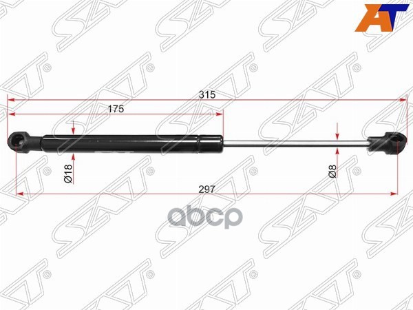 

Амортизатор Крышки Багажника Mercedes-Benz S-Class W221 05- Sat арт. ST-A2217500236