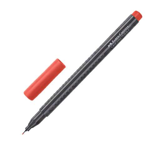 

Ручка-линер Faber-Castell "Grip Finepen" 143315, красная, 0.4 мм, 10 штук
