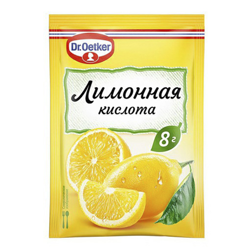 

Лимонная кислота Dr. Oetker 8 г