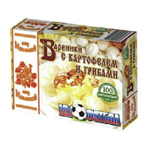 Вареники От Ильиной с картофелем и грибами 450 г 180₽