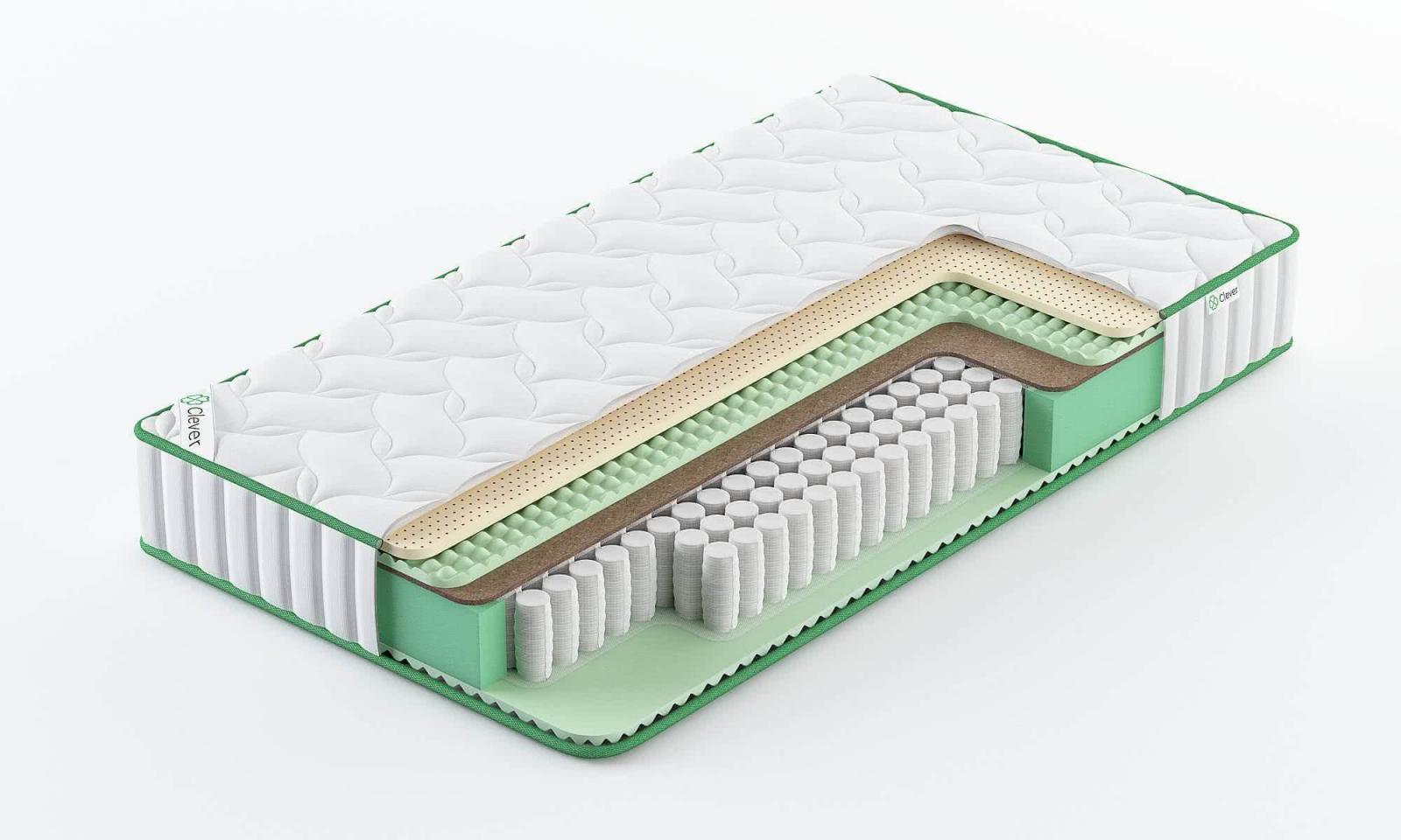 

Матрас Clever Select 230x220, Белый, Select