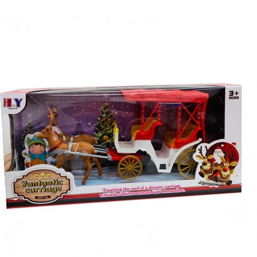 Игрушечный набор ILICIT Santastic carriage Олень Карета