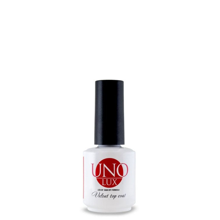 

Покрытие верхнее для ногтей / Uno Lux Velvet Top Coat 15 мл