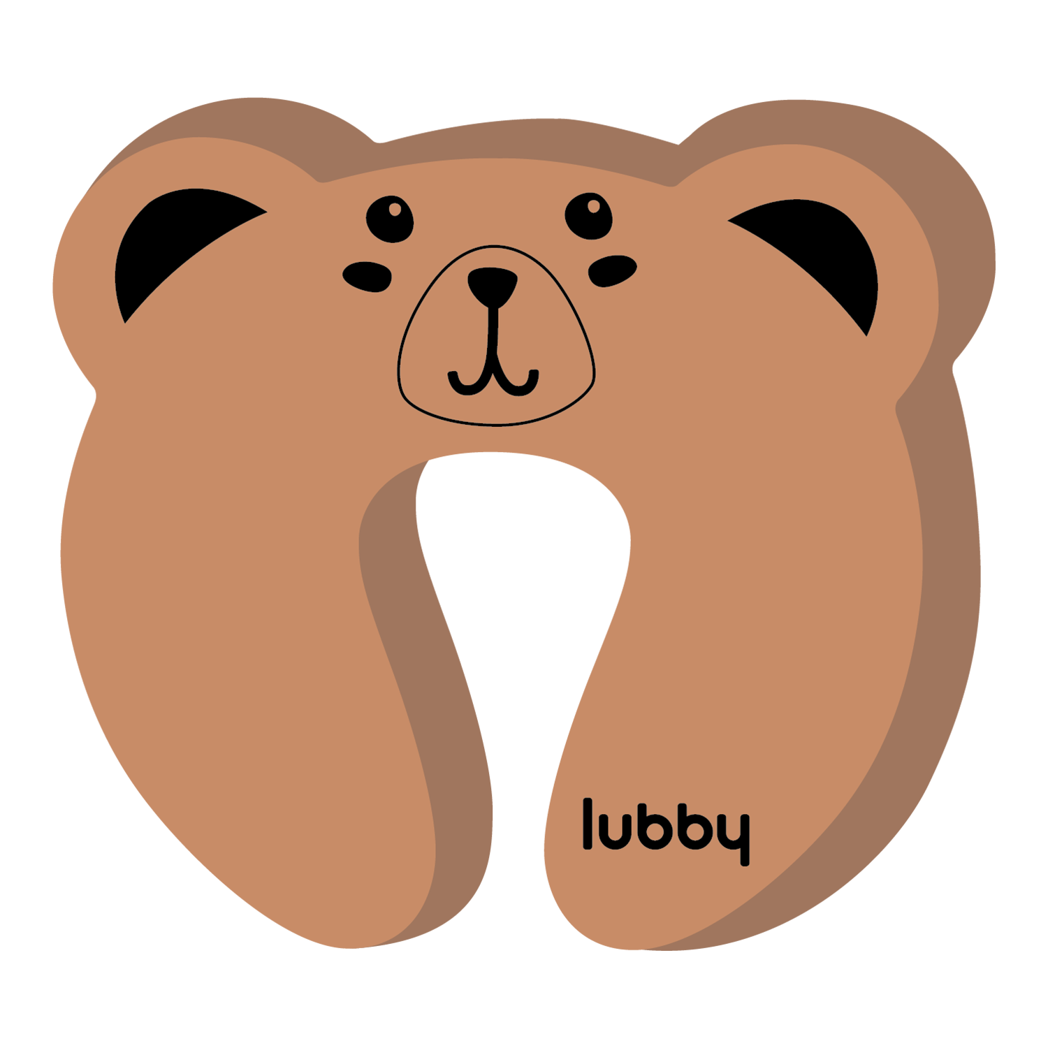 

Фиксатор для межкомнатных дверей LUBBY, мишка 2см, Коричневый