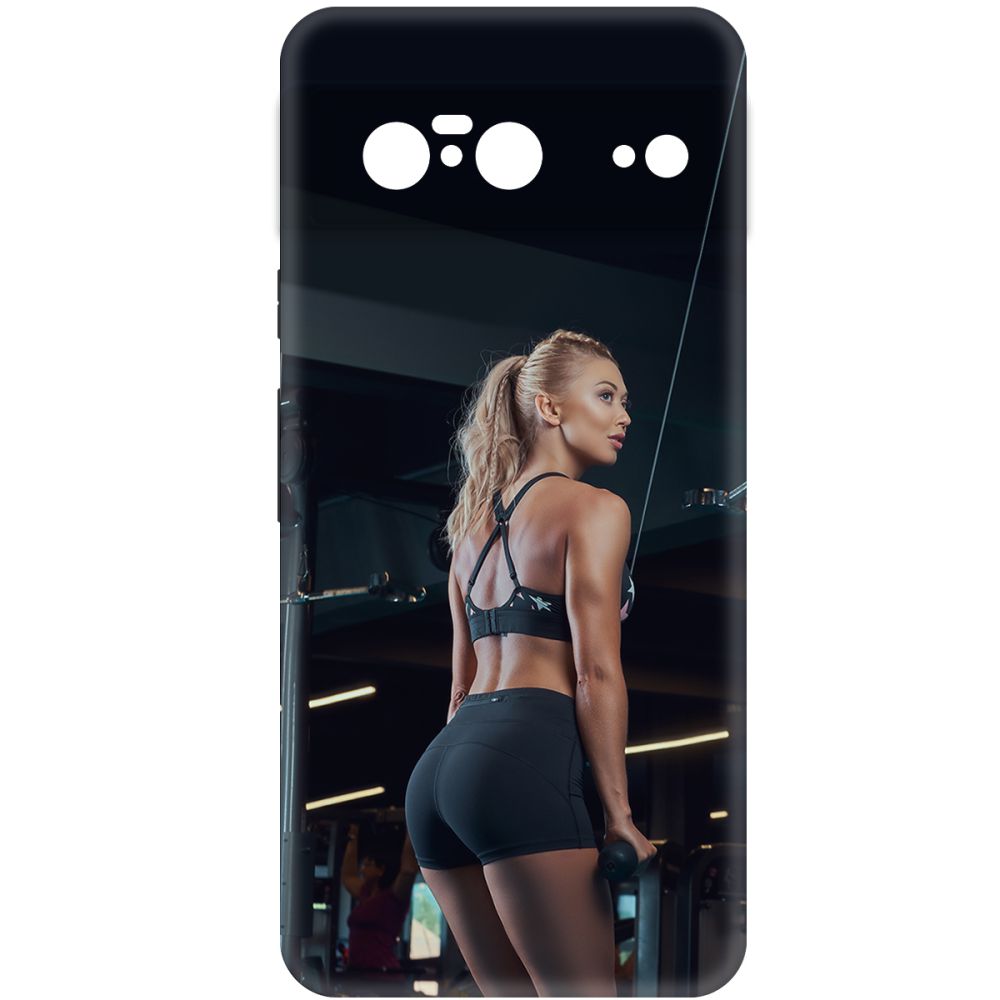 

Чехол-накладка Krutoff Soft Case Шорты женские для GOOGLE Pixel 8 черный