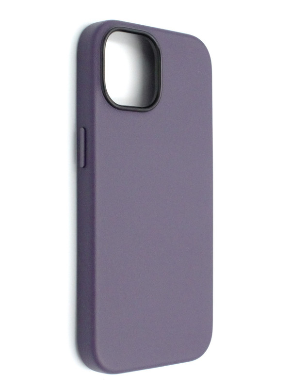 

Чехол на iPhone 14 Plus Кожаный New Line-Фиолетовый, Apple iPhone 14 Plus