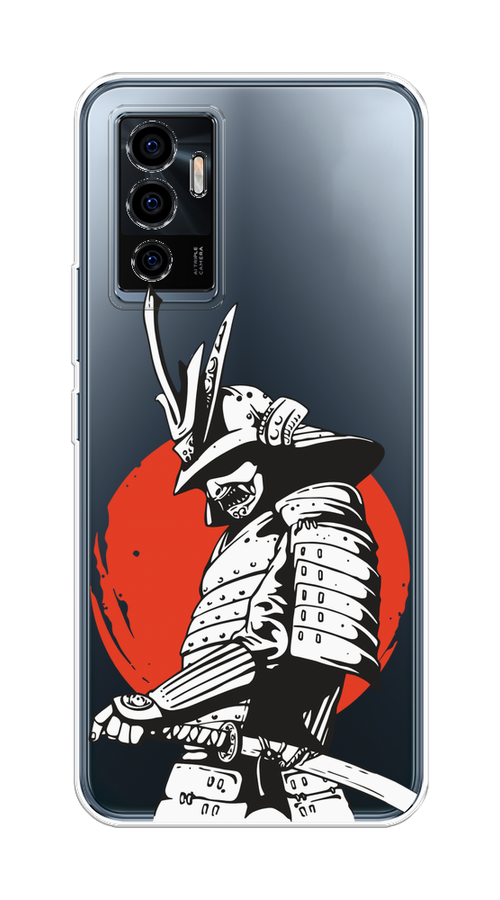 

Чехол на Vivo V23e/Y75 4G "Самурай с катаной", Черный;красный;белый, 267050-1