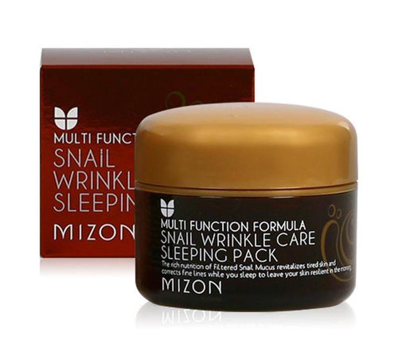 Маска ночная Mizon Snail Wrinkle Care Sleeping Pack, c муцином улитки, 80 мл