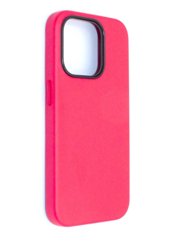 

Чехол на iPhone 14 Pro Max Кожаный New Line-Красный, Apple iPhone 14 Pro Max