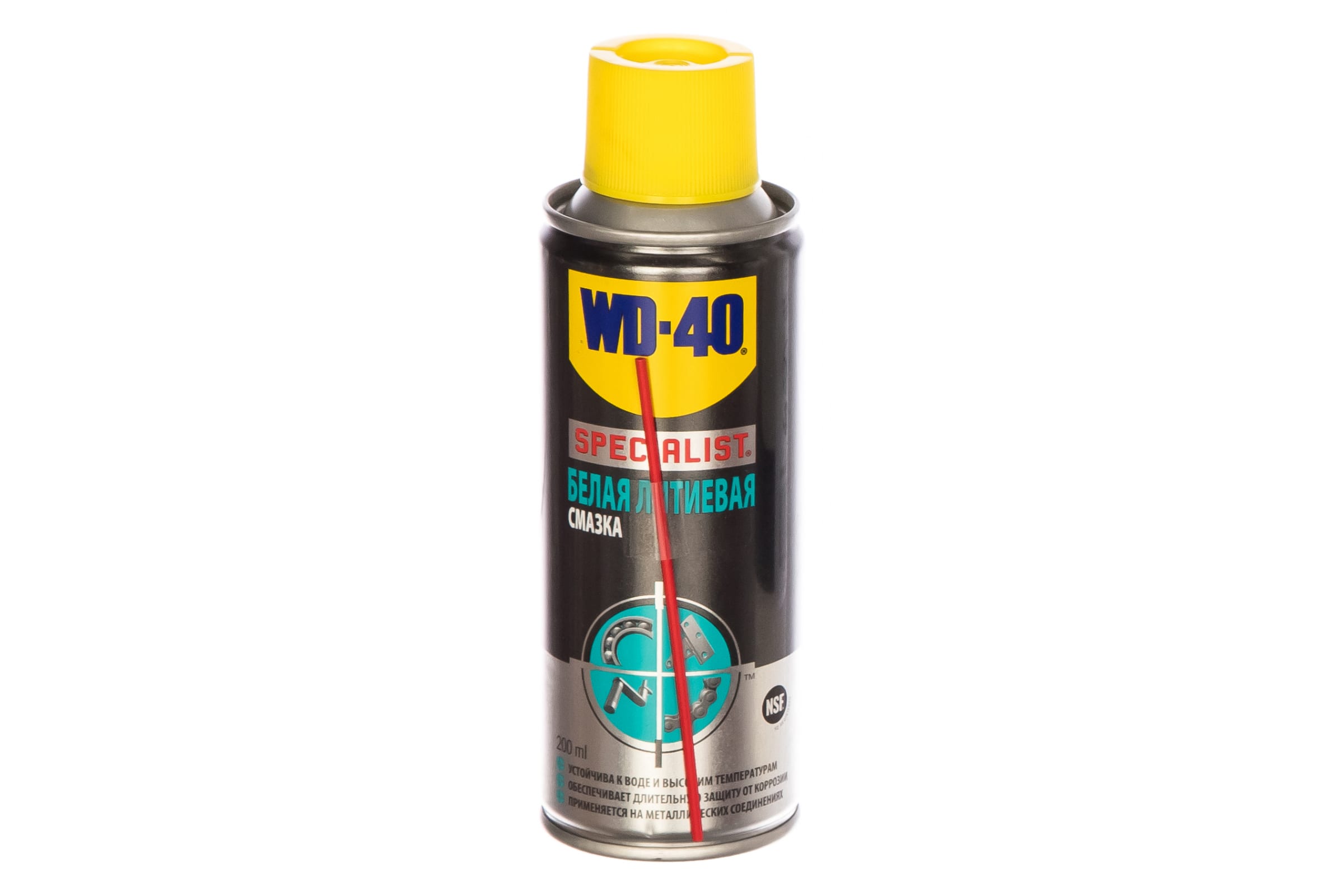 фото Белая литиевая смазка wd-40 specialist, 200 мл. wd-40 арт. wd40литиеваясмазка200мл