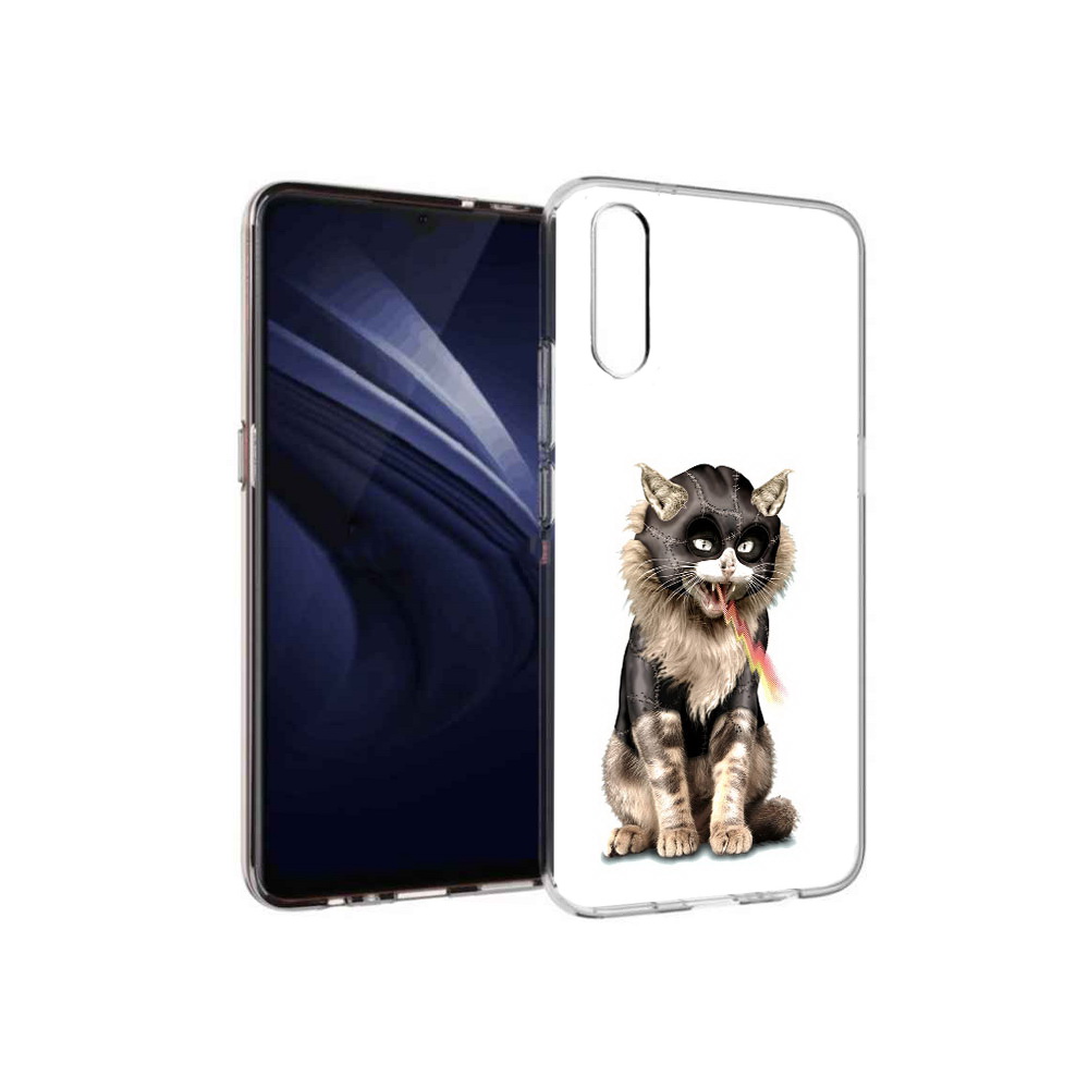 

Чехол MyPads Tocco для Vivo V17 Neo дьяволский кот (PT226959.388.341), Прозрачный, Tocco