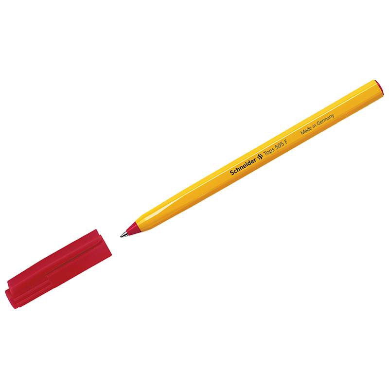 

Ручка шариковая Schneider "Tops 505 F" 255649, красная, 0.8 мм, 50 штук