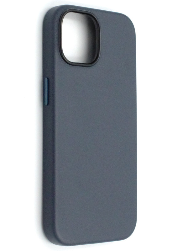

Чехол на iPhone 15 Кожаный New Line-Темно Синий, Apple iPhone 15