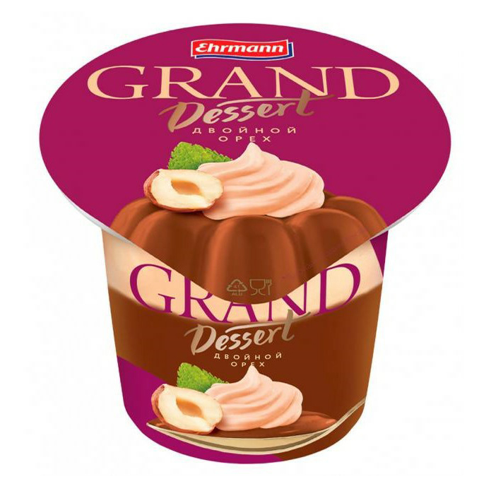 

Пудинг Grand Dessert двойной орех 4,9% БЗМЖ 200 г