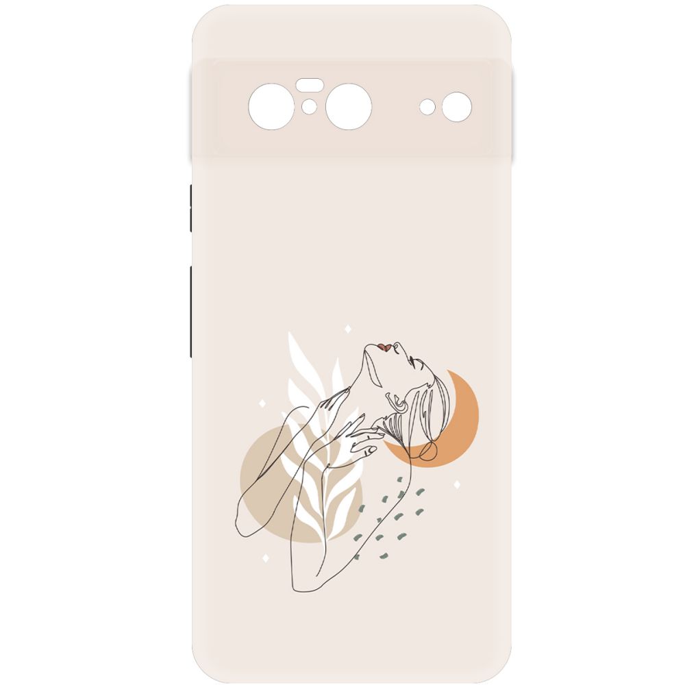 

Чехол-накладка Krutoff Soft Case Женственность для GOOGLE Pixel 8 черный