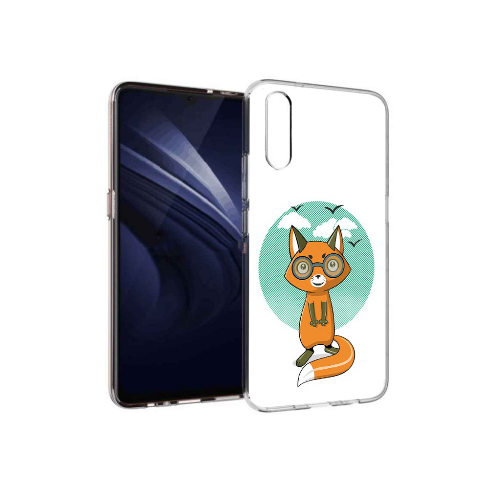 

Чехол MyPads Tocco для Vivo V17 Neo задумчивая лиса (PT226959.388.348), Прозрачный, Tocco