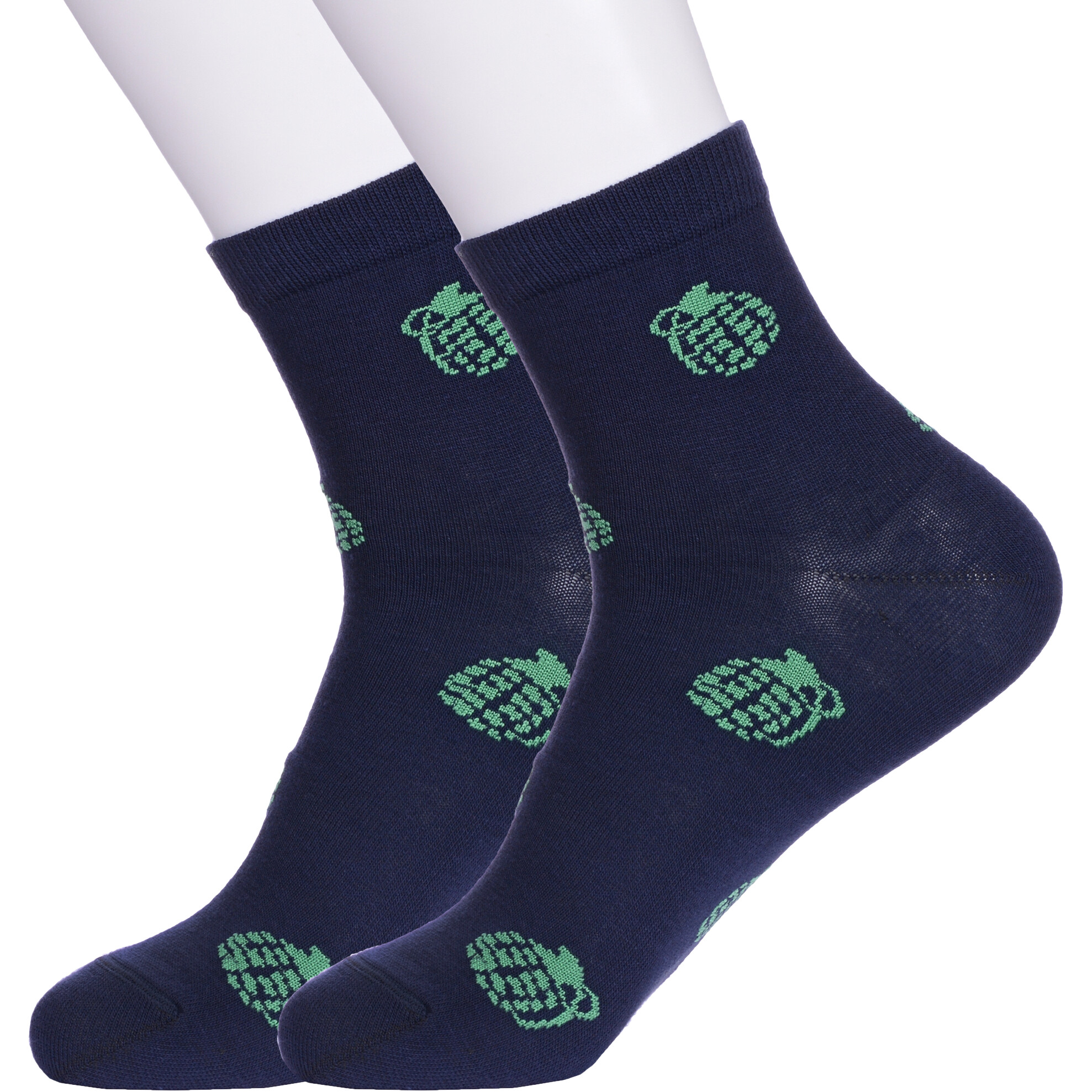 Носки детские LorenzLine 2-П33, темно-синие, 22-24