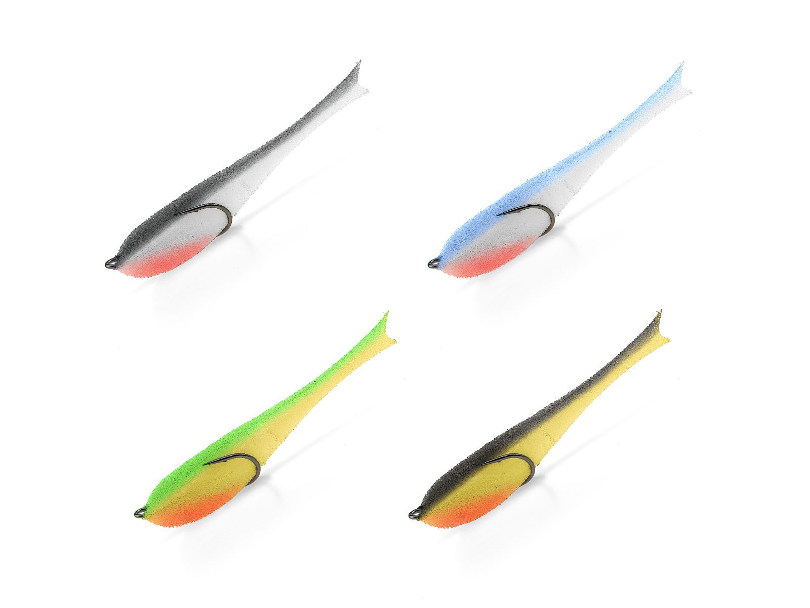 

Рыбки поролоновые APS 125мм # SET-1 4шт, Белый;желтый;зеленый;черный;красный