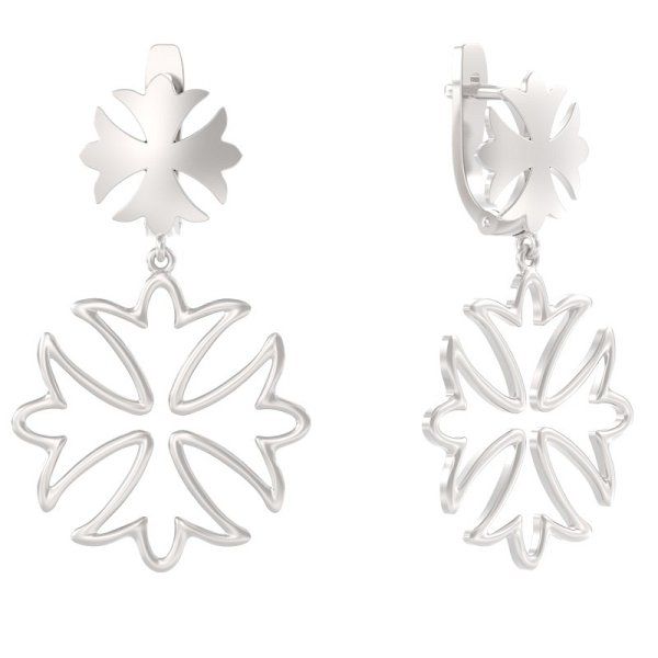 

Серьги подвески из серебра TEO MAORI 81051182-00000, 81051182-00000