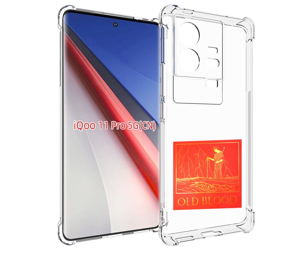 

Чехол бампер MyPads Old Blood Boulevard Depo для Vivo iQOO 11 Pr..., Прозрачный, Tocco