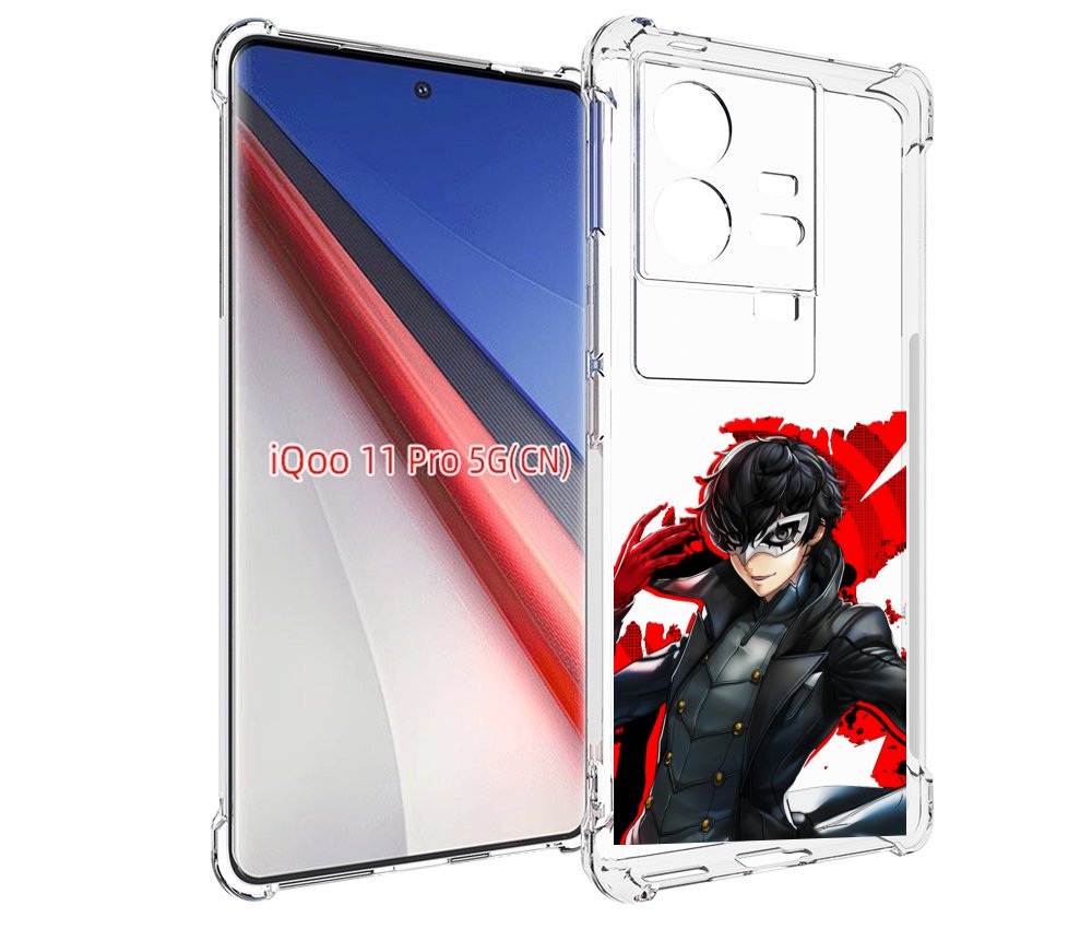 Чехол бампер MyPads Persona 5 для Vivo iQOO 11 Pro противоударный