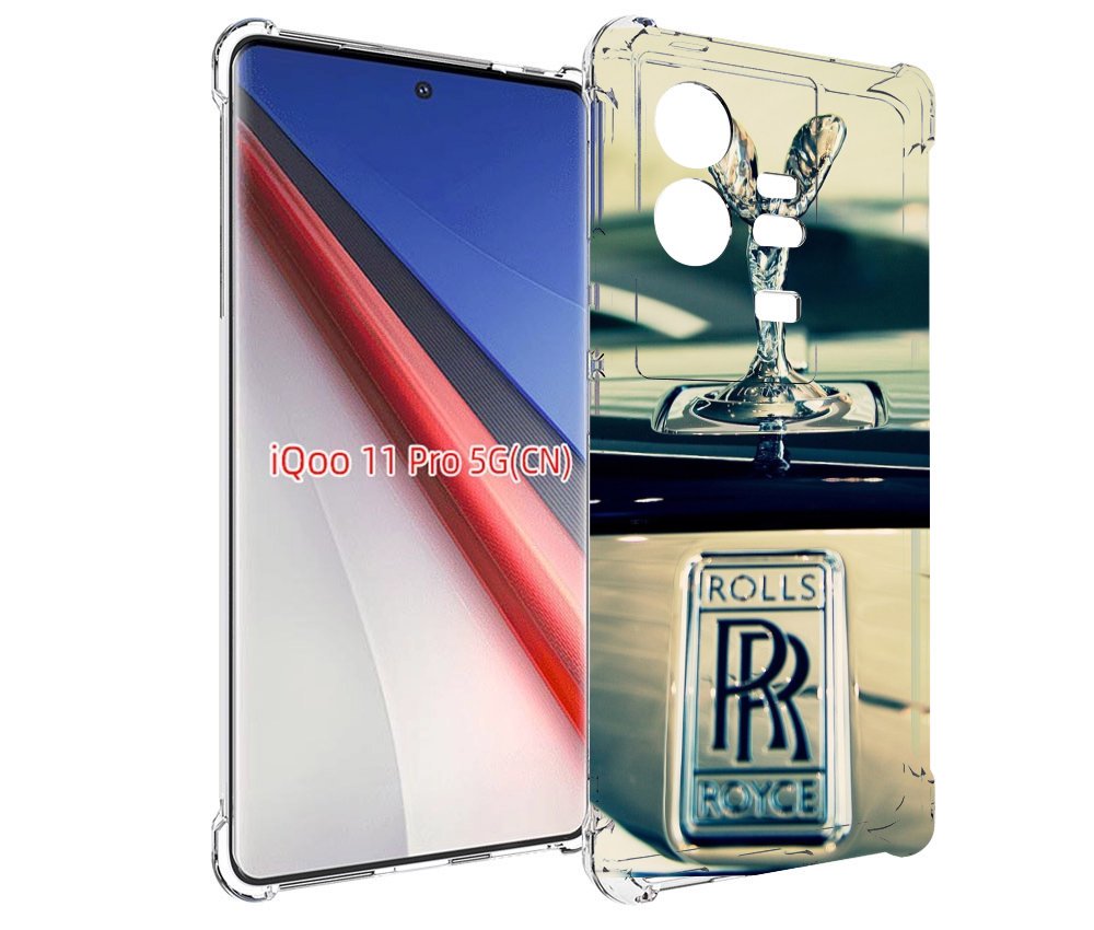 

Чехол бампер MyPads Rolls Royce ролс роис 1 для Vivo iQOO 11 Pr..., Прозрачный, Tocco