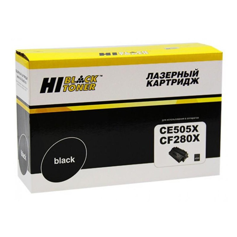 

Картридж для лазерного принтера Hi-Black HB-CE505X/CF280X/CRG-719 Black, совместимый, Черный