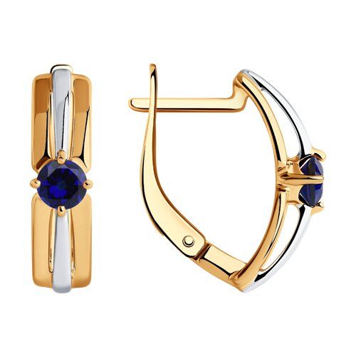 

Серьги из серебра TEO MAORI 888020071, сапфир искусственный, 888020071