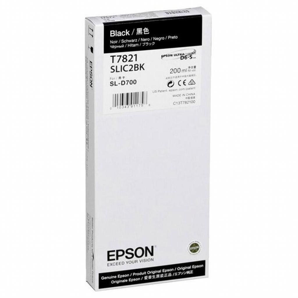 

Картридж для лазерного принтера Epson C13T782100, Black, оригинал, Черный