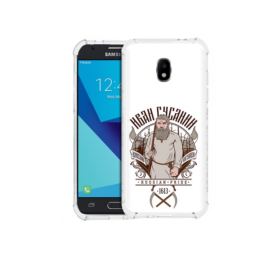 

Чехол MyPads Tocco для Samsung Galaxy J7 Pro Иван Сусанин (PT128255.589.90), Прозрачный, Tocco
