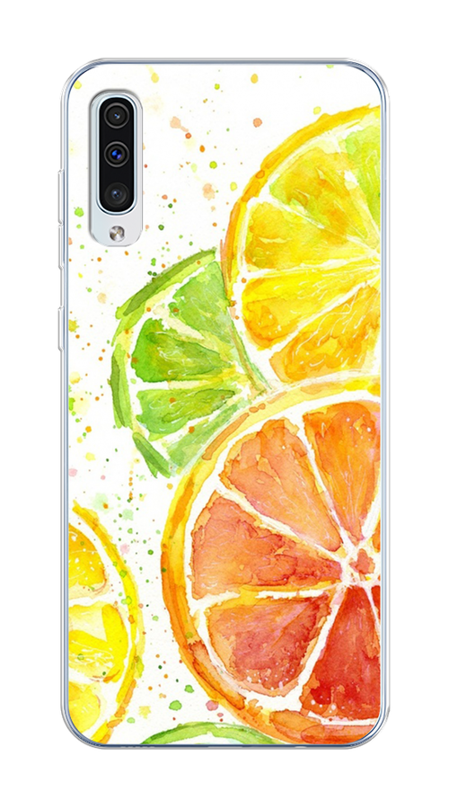 

Чехол на Samsung Galaxy A50/A30S "Цитрусовые", Белый;желтый;красный;зеленый, 28850-1