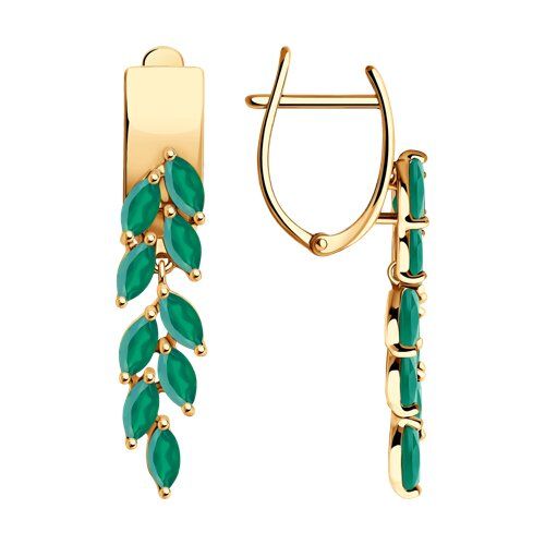 

Серьги из серебра TEO MAORI 892022886, агат, 892022886