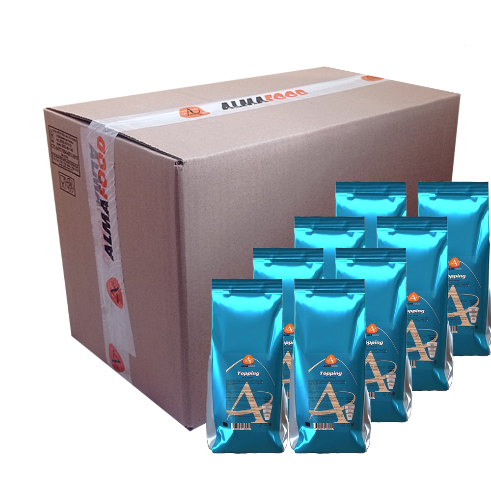 Молочный топпинг ALMAFOOD MILK DRINK, сливки сухие растительные, коробка, 1 кг х 8 шт