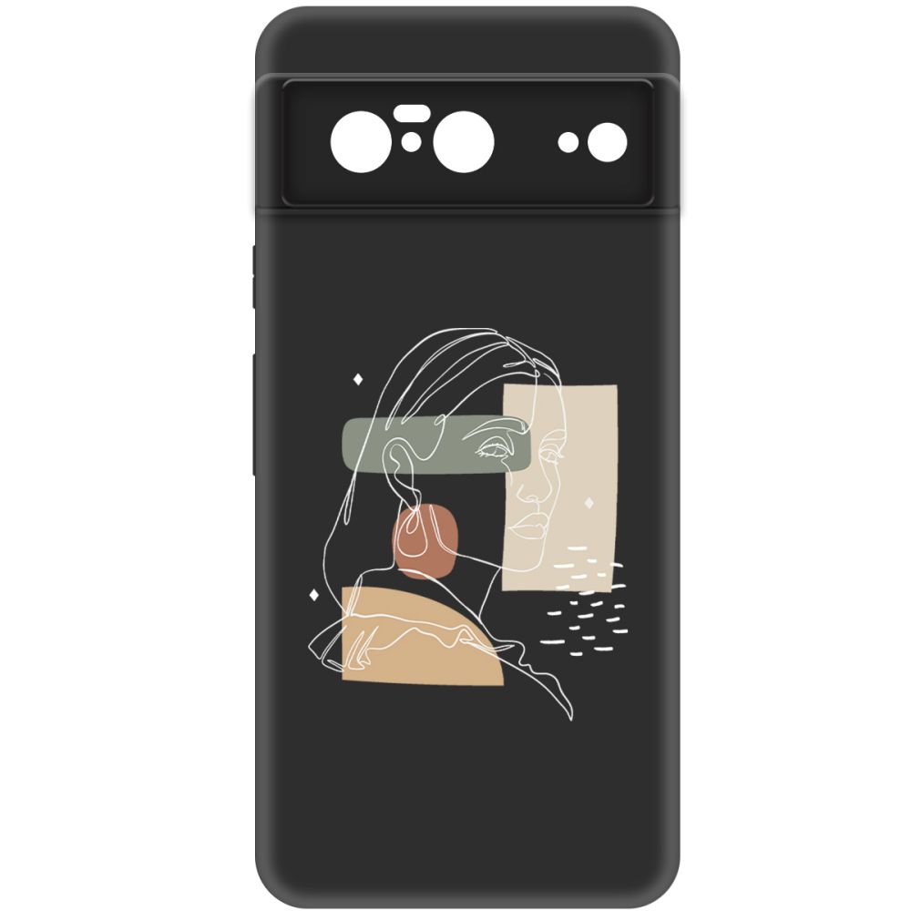 

Чехол-накладка Krutoff Soft Case Уверенность для Google Pixel 8 черный