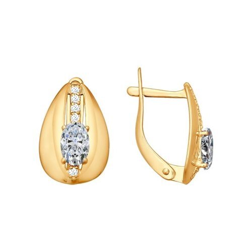 

Серьги из серебра TEO MAORI 893020601, фианит, 893020601
