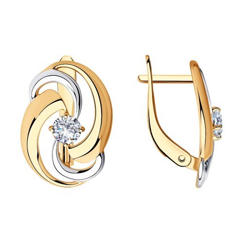 

Серьги из серебра TEO MAORI 893020704, фианит, 893020704