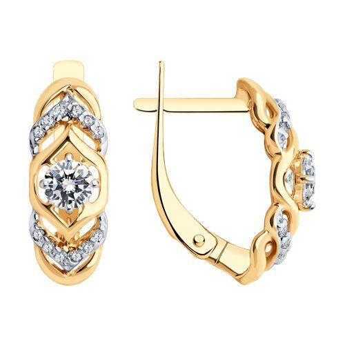 

Серьги из серебра TEO MAORI 893020778, фианит, 893020778