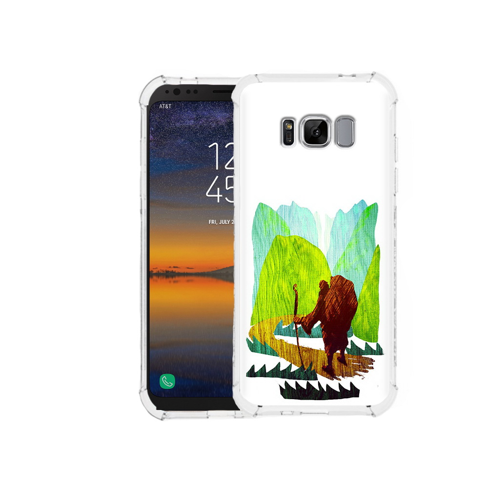 

Чехол MyPads Tocco для Samsung Galaxy S8 Лесная тропа (PT107395.590.106), Прозрачный, Tocco