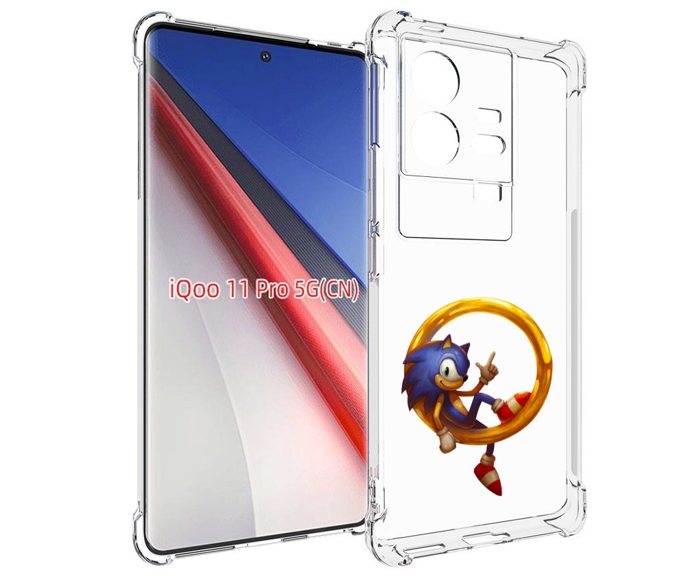 

Чехол бампер MyPads Sonic-R для Vivo iQOO 11 Pro противоударный, Прозрачный, Tocco
