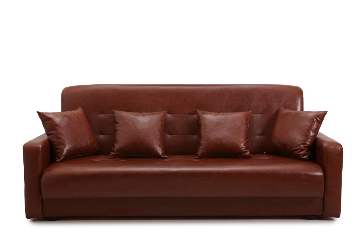 фото Диван-кровать russdivan комфорт, коричневый