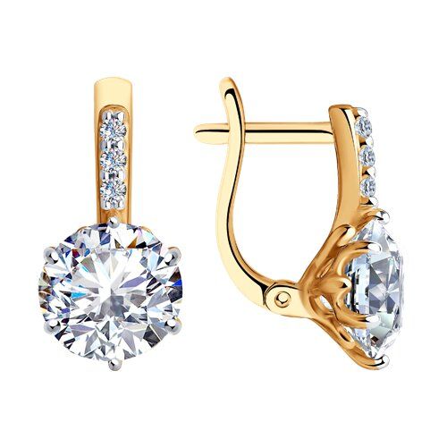 

Серьги из серебра TEO MAORI 893022372, фианит, 893022372