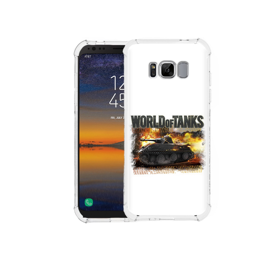 

Чехол MyPads Tocco для Samsung Galaxy S8 Мир танков-2 (PT107395.590.118), Прозрачный, Tocco