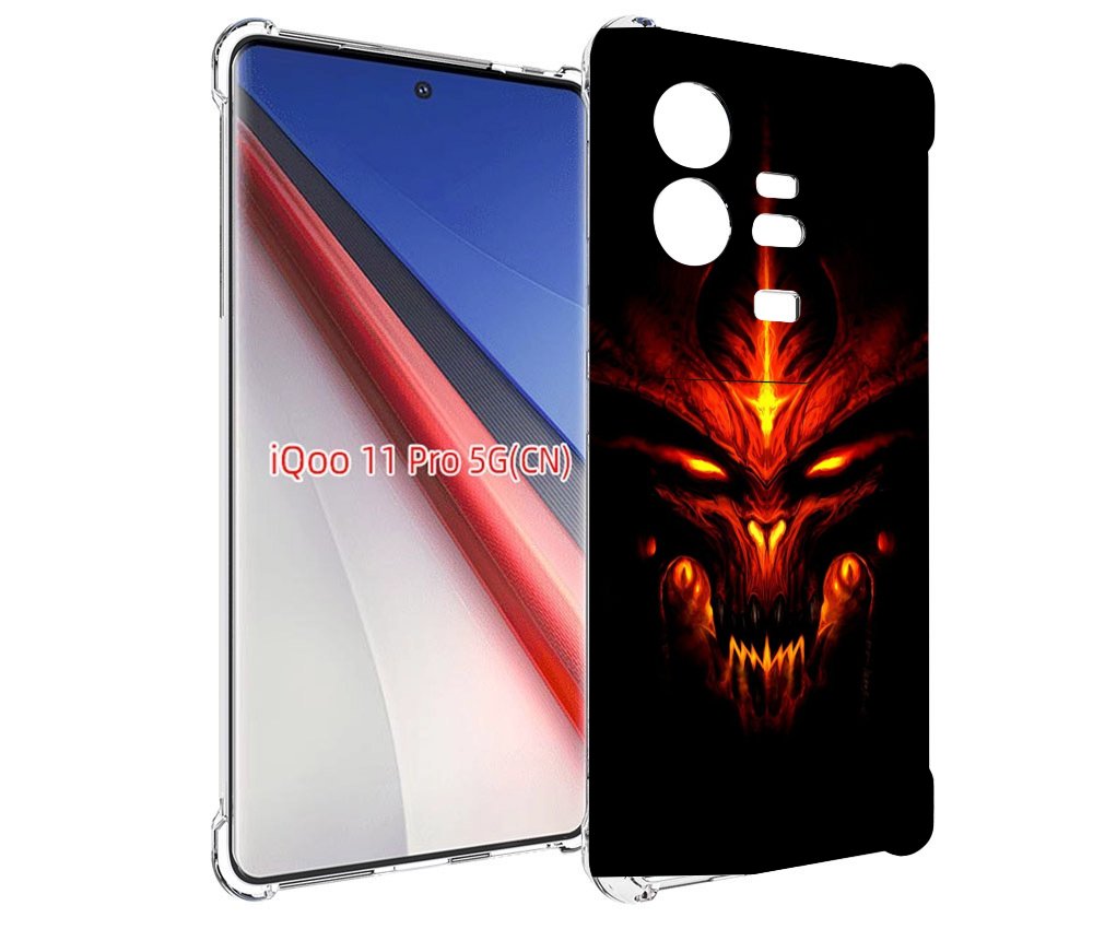 

Чехол бампер MyPads diablo-3-диабло для Vivo iQOO 11 Pro противо..., Прозрачный, Tocco
