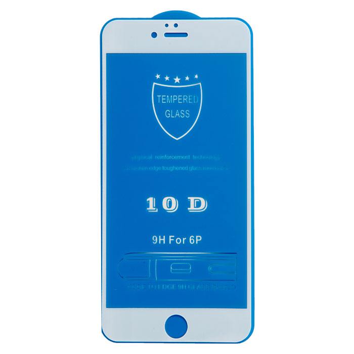 

Защитное стекло 9D для iPhone 6 Plus, iPhone 6S Plus, белый