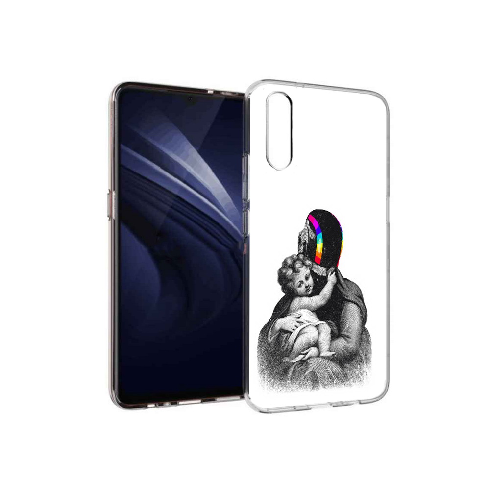

Чехол MyPads Tocco для Vivo V17 Neo защитник в шлеме (PT226959.388.350), Прозрачный, Tocco