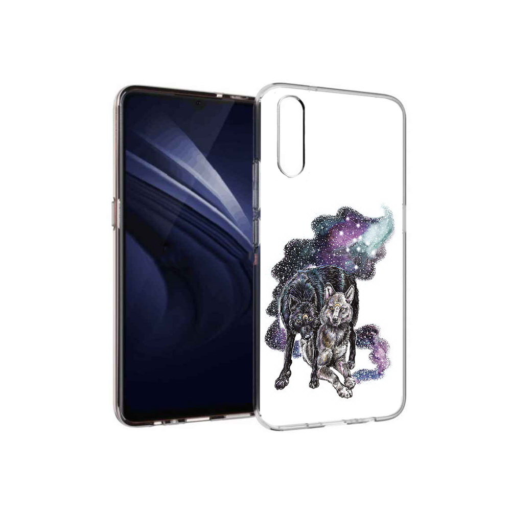 

Чехол MyPads Tocco для Vivo V17 Neo звездные волки (PT226959.388.352), Прозрачный, Tocco