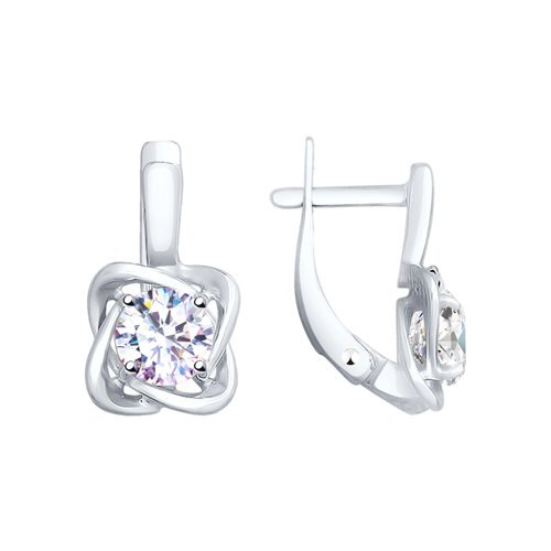 

Серьги из серебра TEO MAORI 894023012, фианит, 894023012