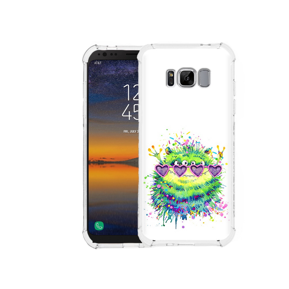 

Чехол MyPads Tocco для Samsung Galaxy S8 Пушистый персонаж (PT107395.590.142), Прозрачный, Tocco