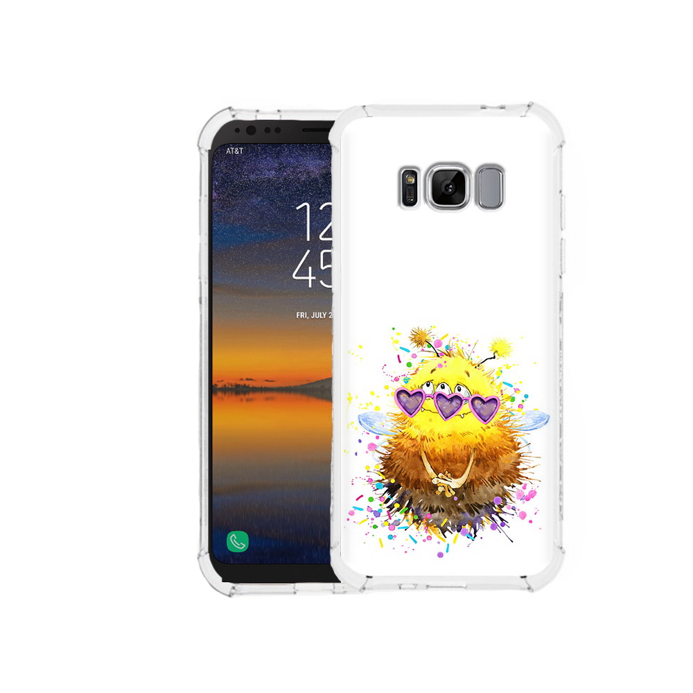 

Чехол MyPads Tocco для Samsung Galaxy S8 Пушитый шмель (PT107395.590.143), Прозрачный, Tocco